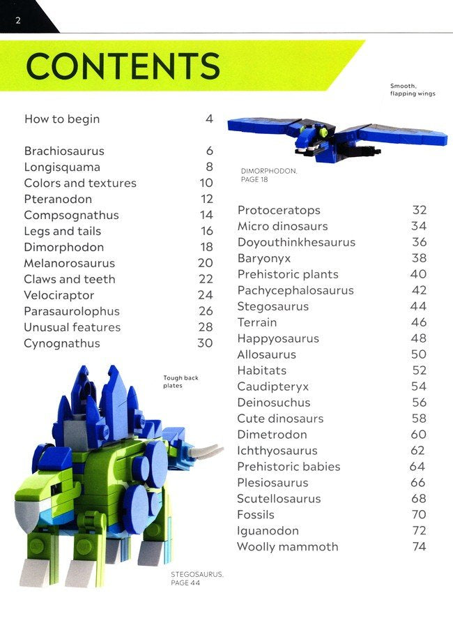 How to Build LEGO Dinosaurs