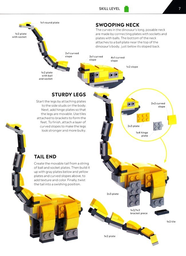 How to Build LEGO Dinosaurs