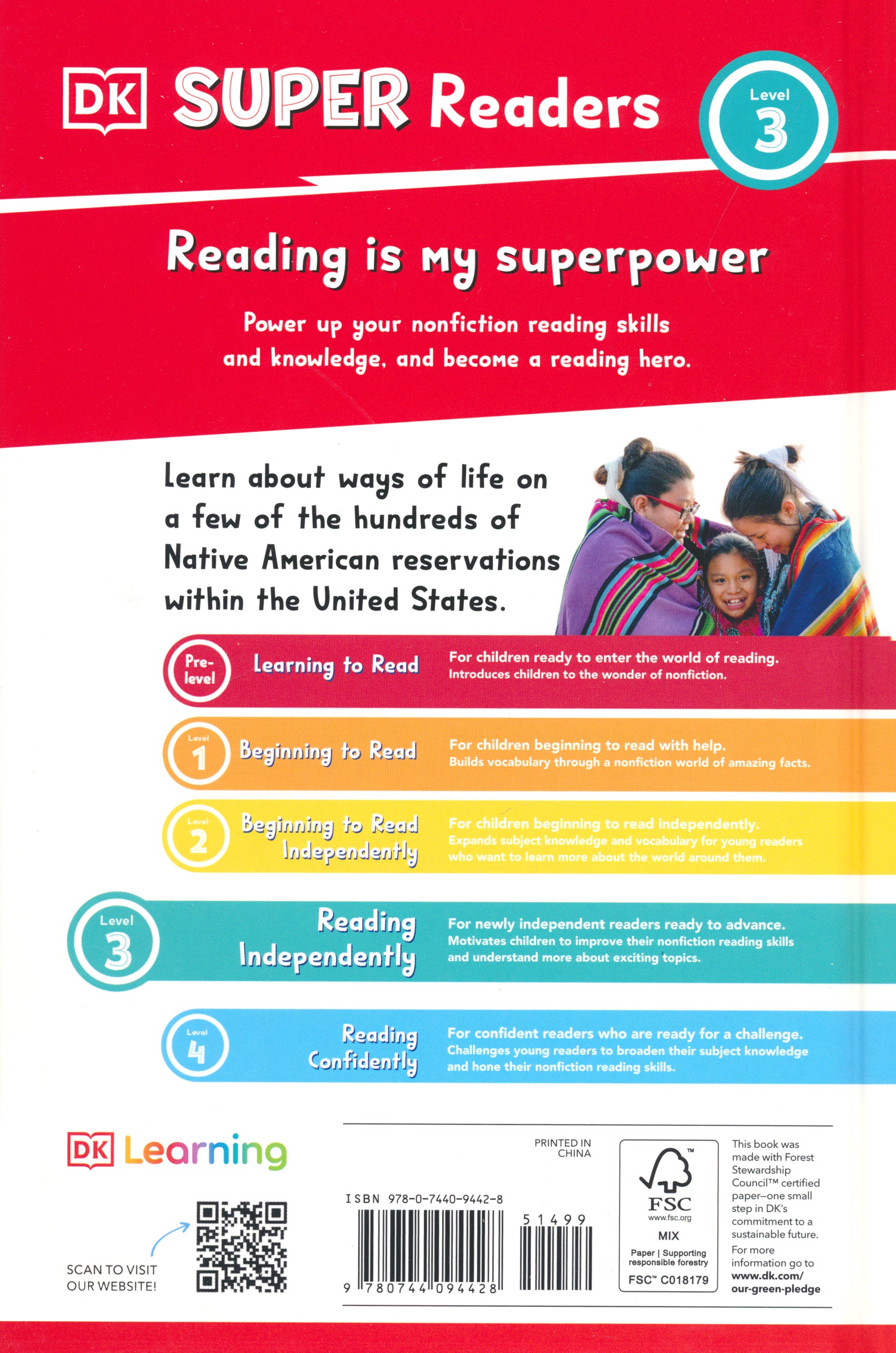 DK Super Readers Level 3 Reservation Life Today