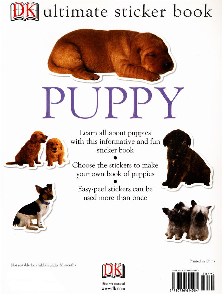 Ultimate Sticker Book: Puppy