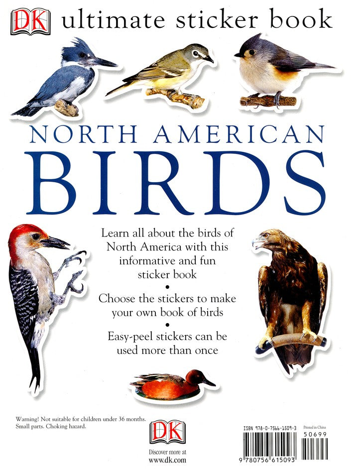 Ultimate Sticker Book: North American Birds