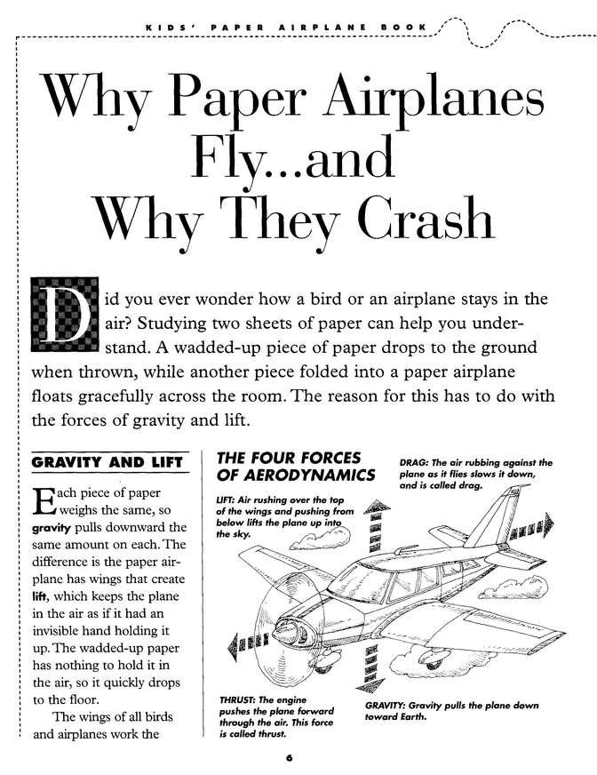 Kids' Paper Airplane Book