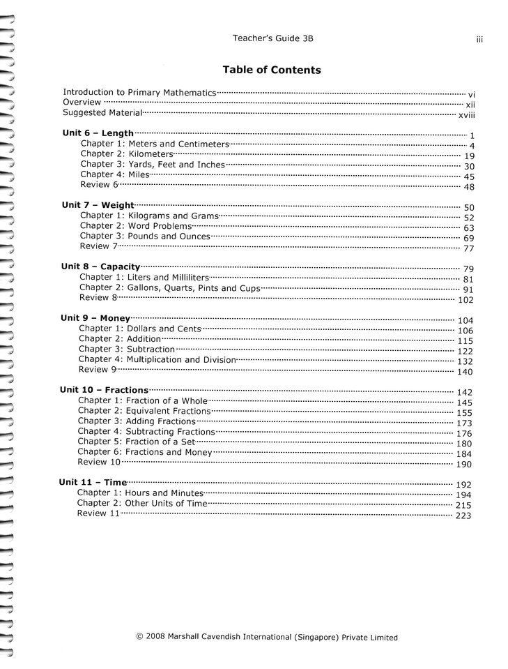 Primary Mathematics Standards Edition Level 3B Teacher Guide