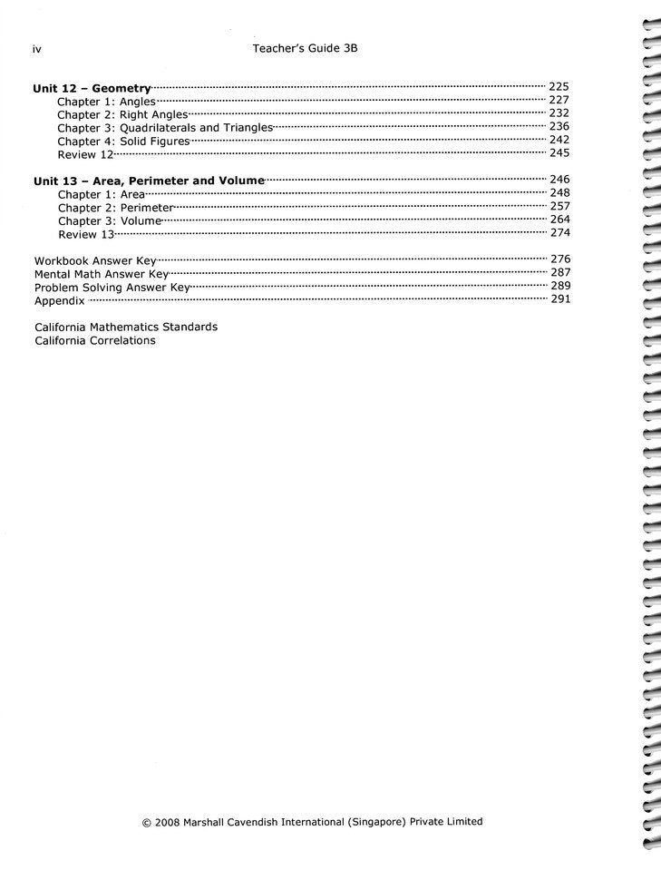 Primary Mathematics Standards Edition Level 3B Teacher Guide