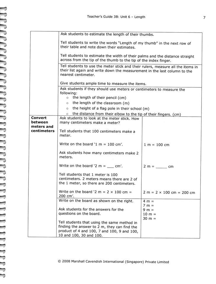 Primary Mathematics Standards Edition Level 3B Teacher Guide