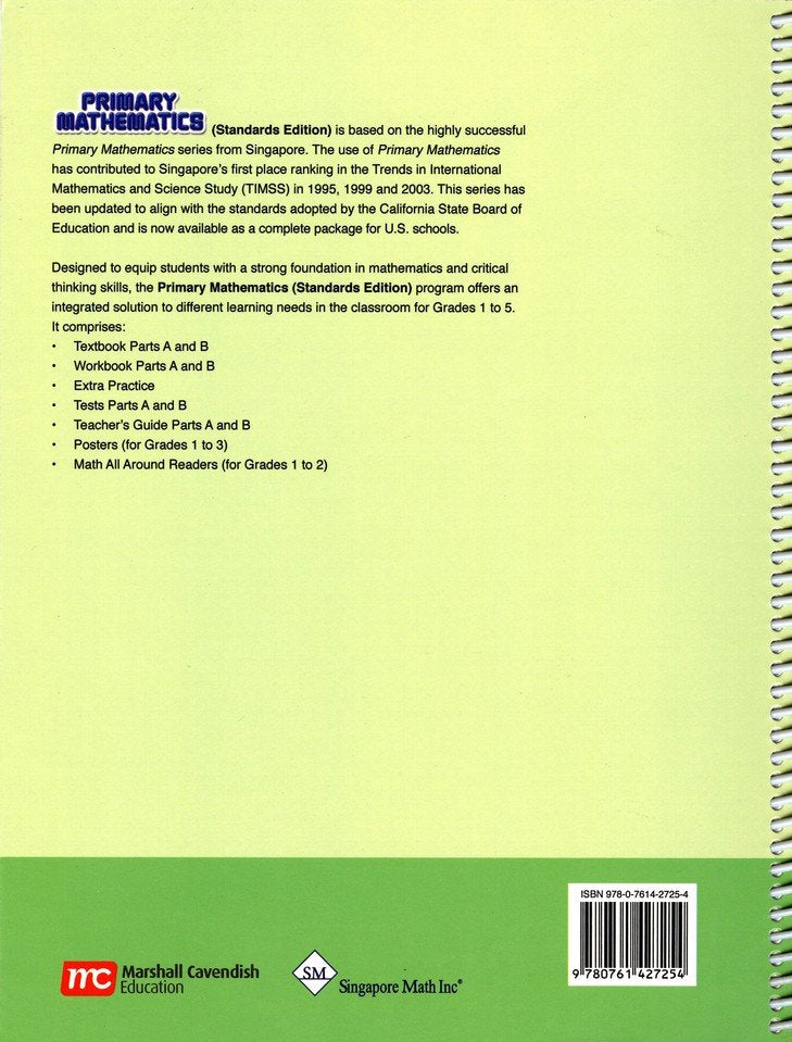 Primary Mathematics Standards Edition Level 3B Teacher Guide