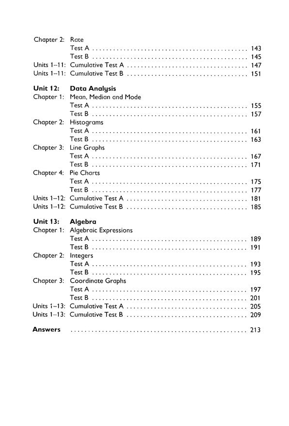 Primary Mathematics Tests 5B (Standards Edition)