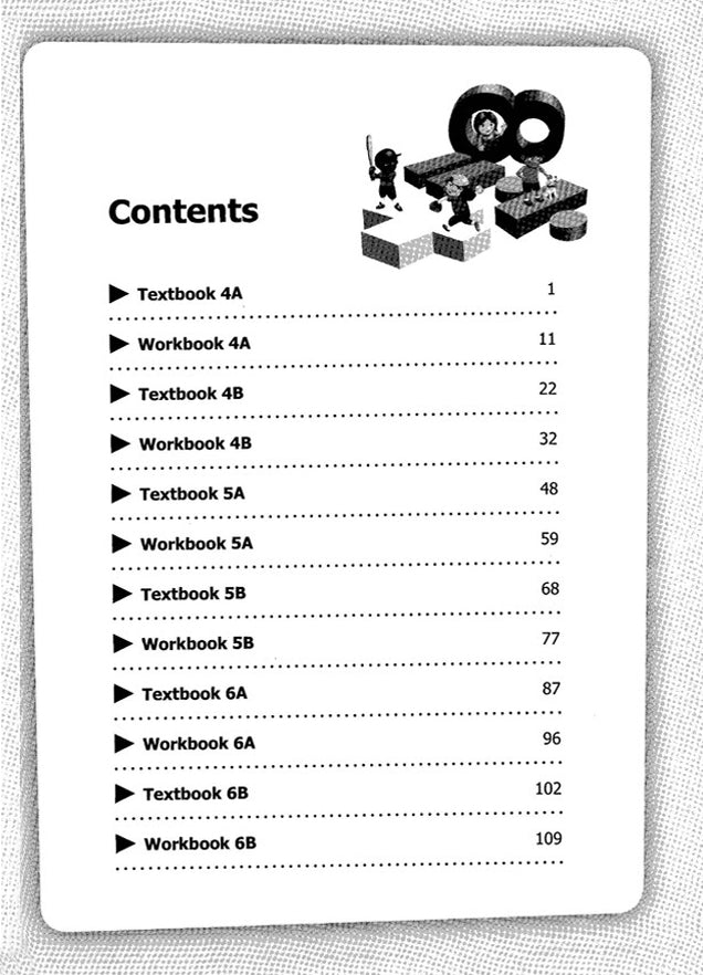 Primary Mathematics Answer Key Booklet 4A-6B (Standards Edition)