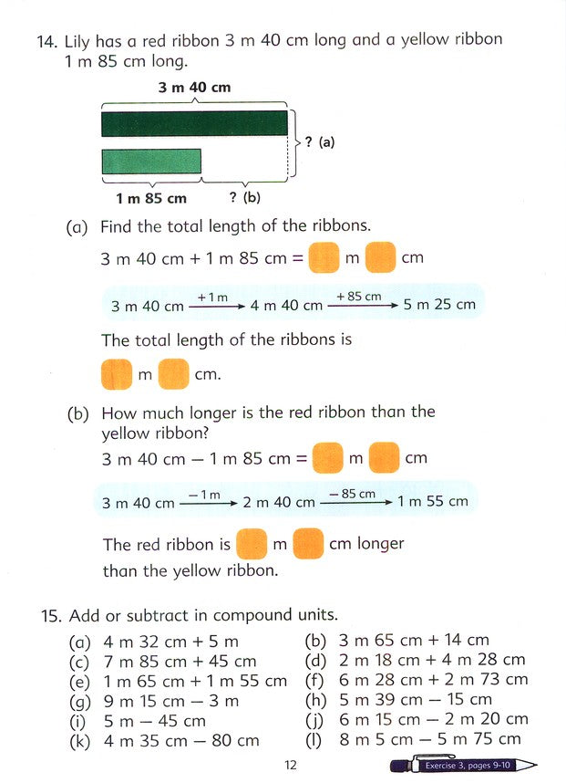 Primary Mathematics Textbook 3B (Standards Edition)