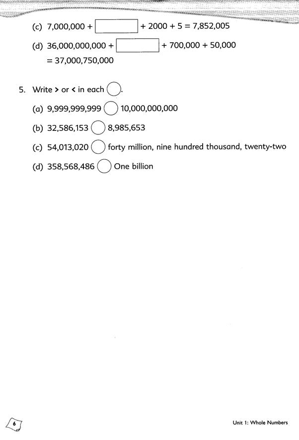 Primary Mathematics Workbook 5A (Standards Edition)