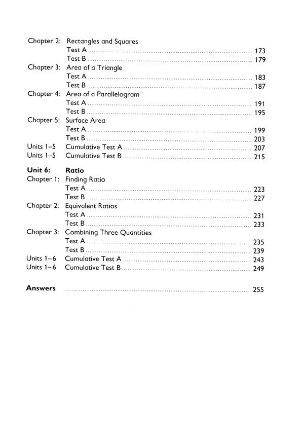 Primary Mathematics Tests 5A (Standards Edition)