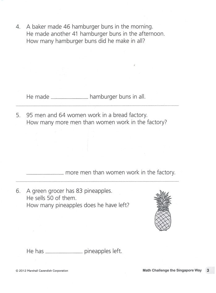 Math Challenge the Singapore Way Grade 2