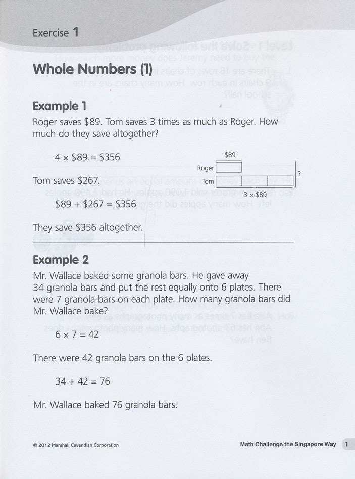 Math Challenge the Singapore Way Grade 3