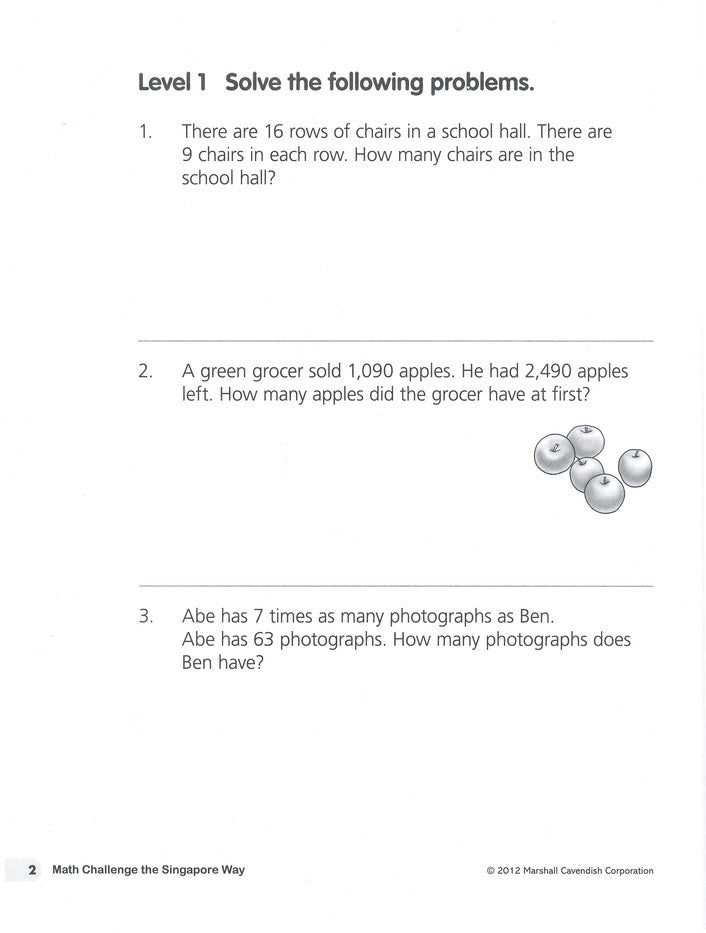 Math Challenge the Singapore Way Grade 3