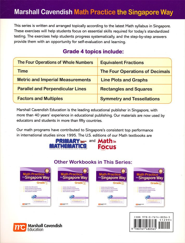 Math Practice the Singapore Way Grade 4