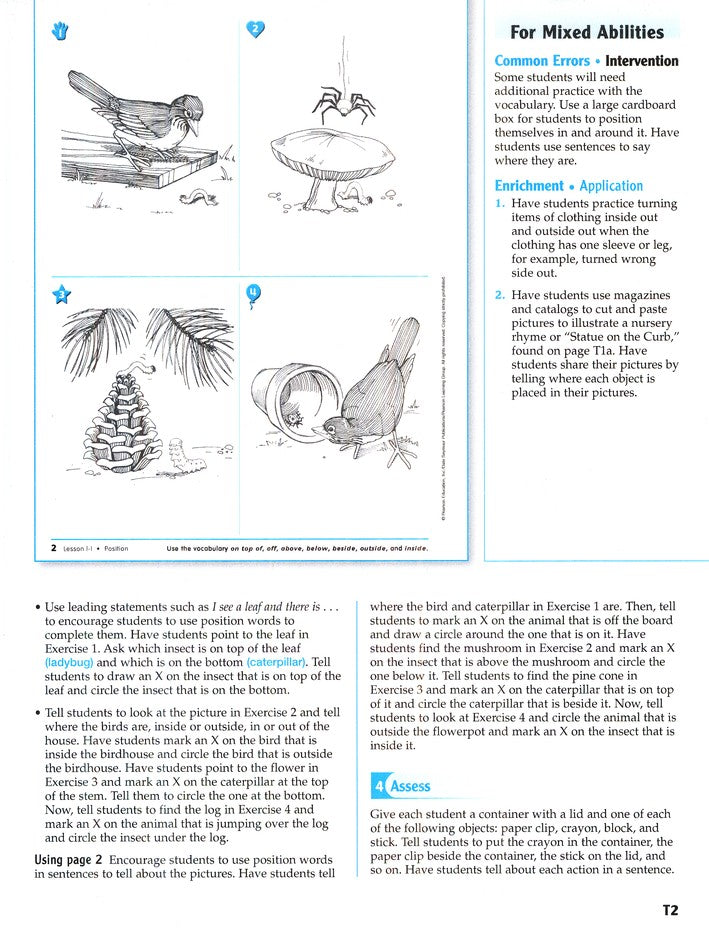 MCP Mathematics Level K Teacher's Edition (2005 Edition)