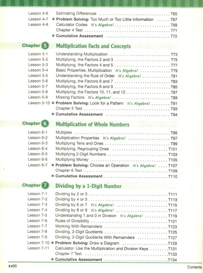 MCP Mathematics Level D Teacher's Guide (2005 Edition)