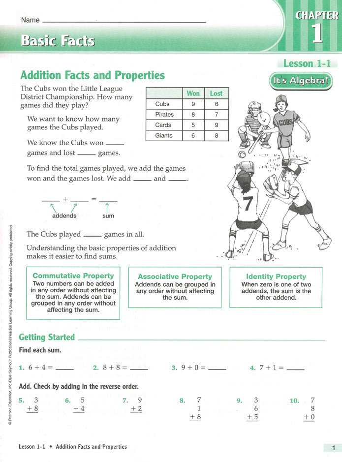 MCP Mathematics Level F Student Edition (2005 Edition)