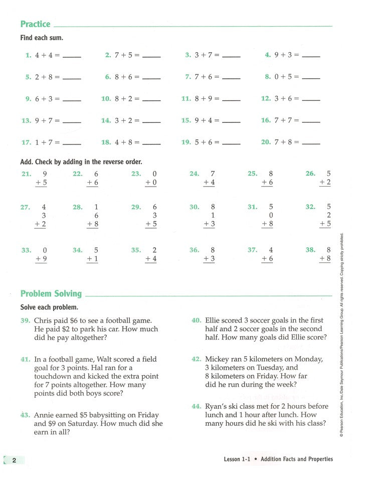 MCP Mathematics Level F Student Edition (2005 Edition)