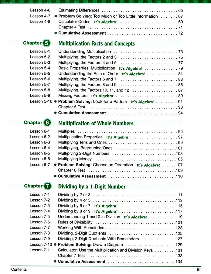 MCP Mathematics Level D, Grade 4, 2005 Ed., Homeschool Kit