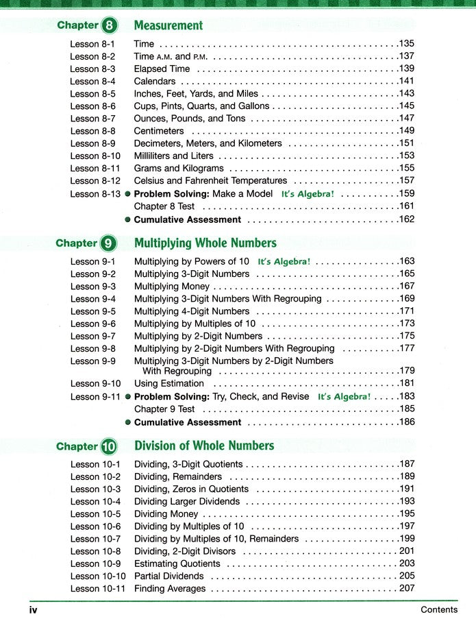 MCP Mathematics Level D, Grade 4, 2005 Ed., Homeschool Kit