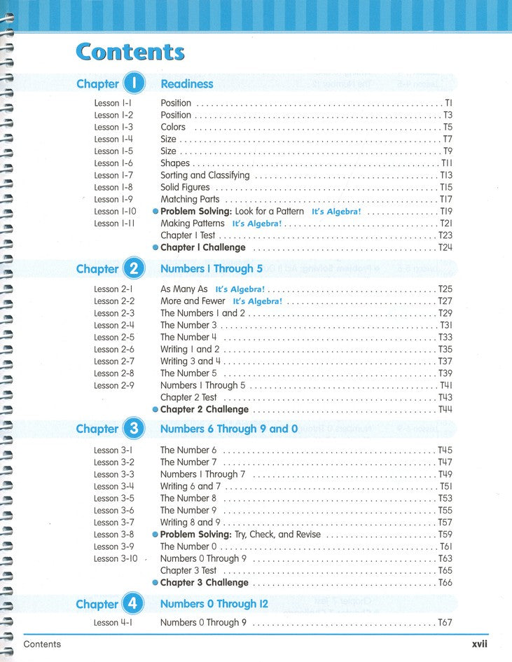 MCP Mathematics Level K, 2005 Edition, Homeschool Kit