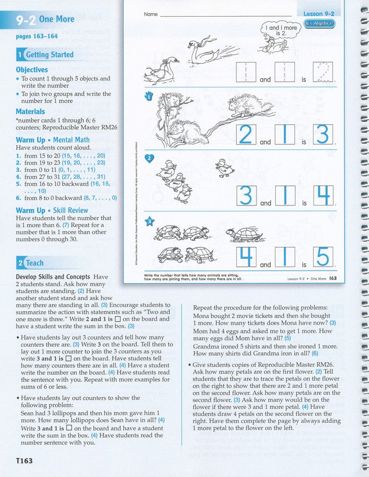 MCP Mathematics Level K, 2005 Edition, Homeschool Kit