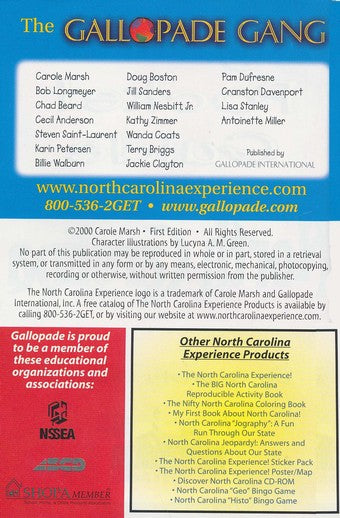 North Carolina Pocket Guide, Grades 3-8