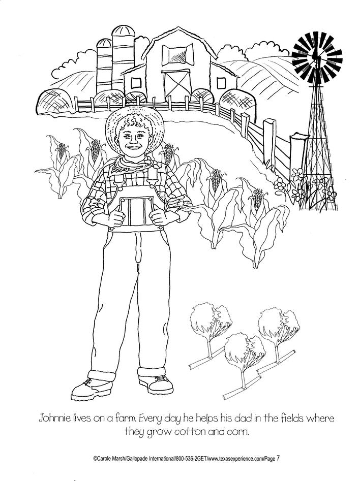 Texas Coloring Book, Grades PreK-3