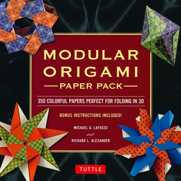 Origami Paper Modular: 350 Colorful Papers Perfect for Folding 3D