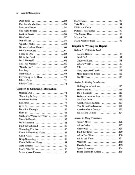 How to Write Reports: A Guide for Grades 6-9