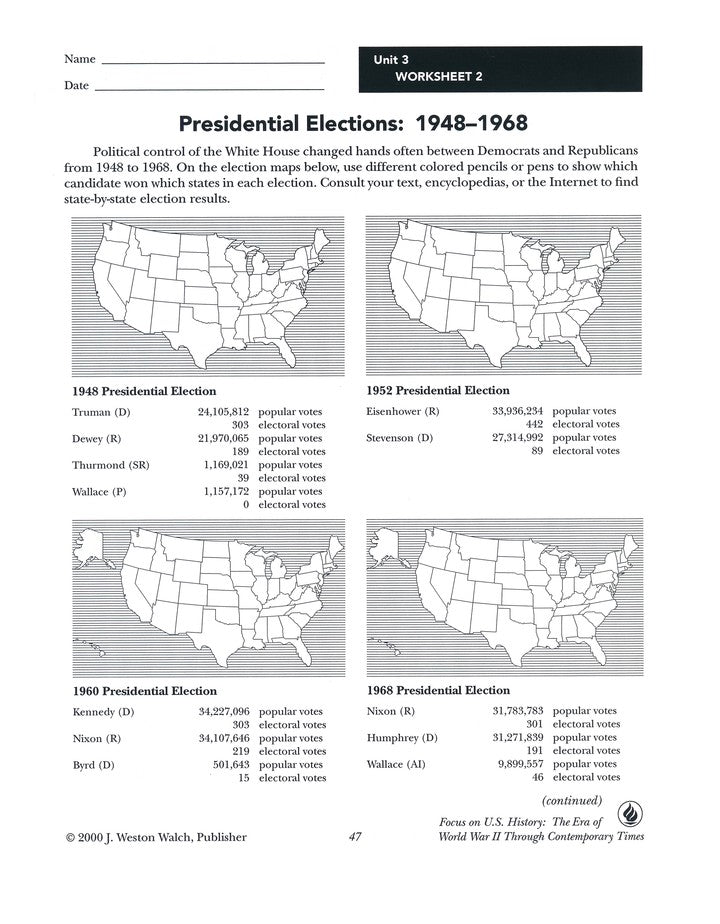 The Era of World War 2 Through Contemporary Times (1939-present)