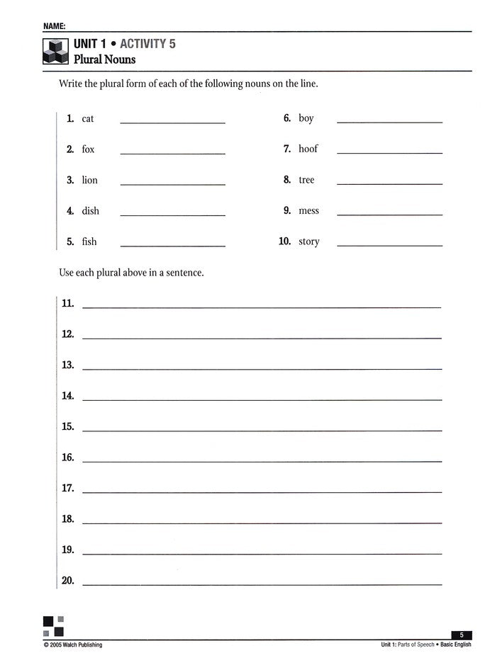 Power Basics English Student Workbook