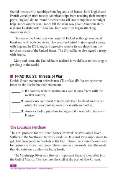 Power Basics United States History Student Textbook