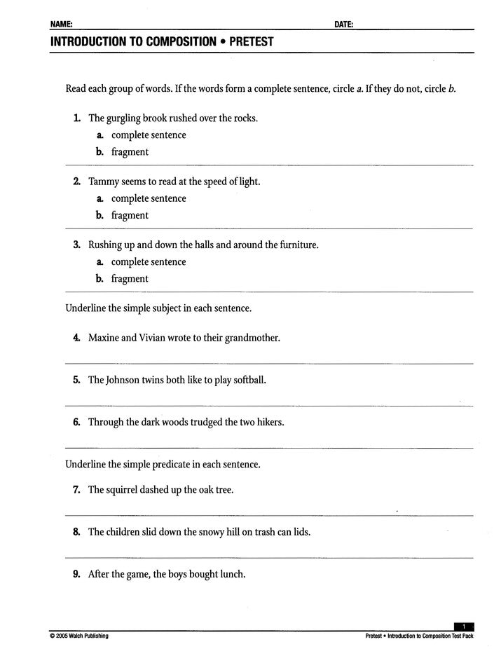 Power Basics Introduction to Composition Tests