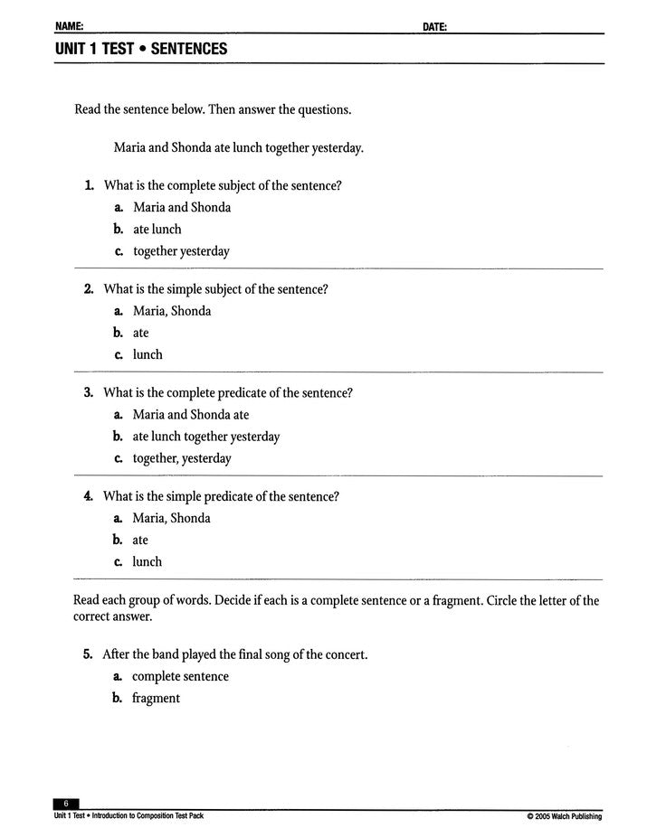 Power Basics Introduction to Composition Tests