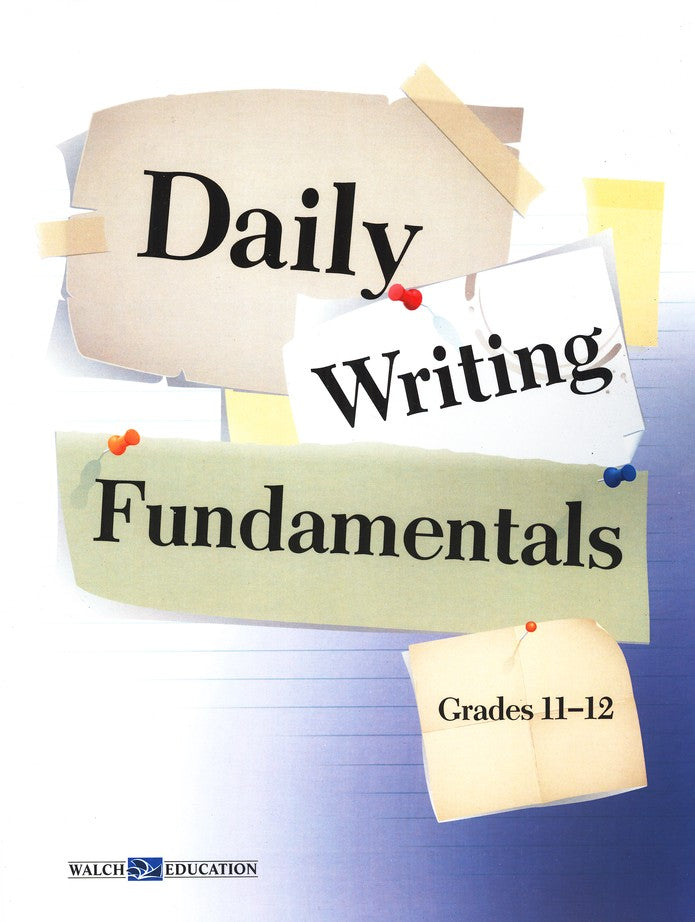 Daily Writing FUNdamentals, Grades 11-12