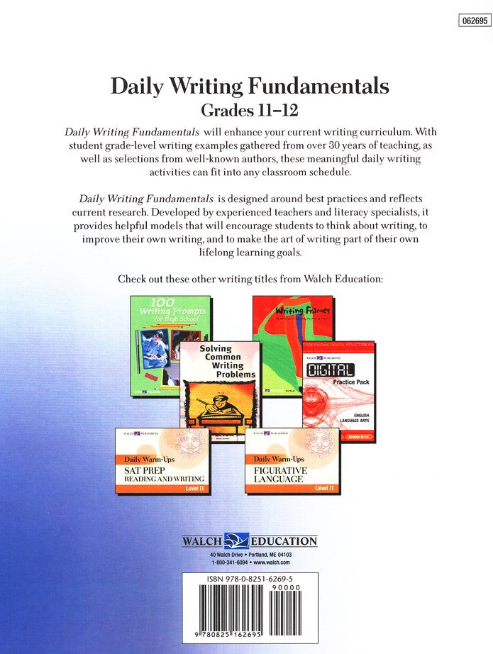 Daily Writing FUNdamentals, Grades 11-12