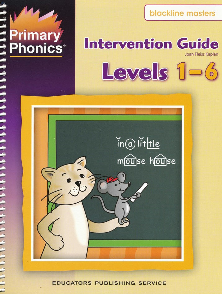 Intervention Guide 1-6 with Blackline Masters (Homeschool  Edition)