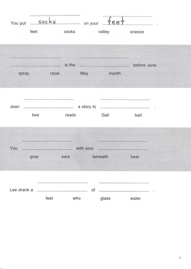 Starting Comprehension Phonetically Book 6, Grade 2  (Homeschool Edition)