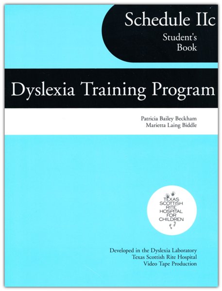 Dyslexia Training Program Schedule 2C, Student (Homeschool  Edition)