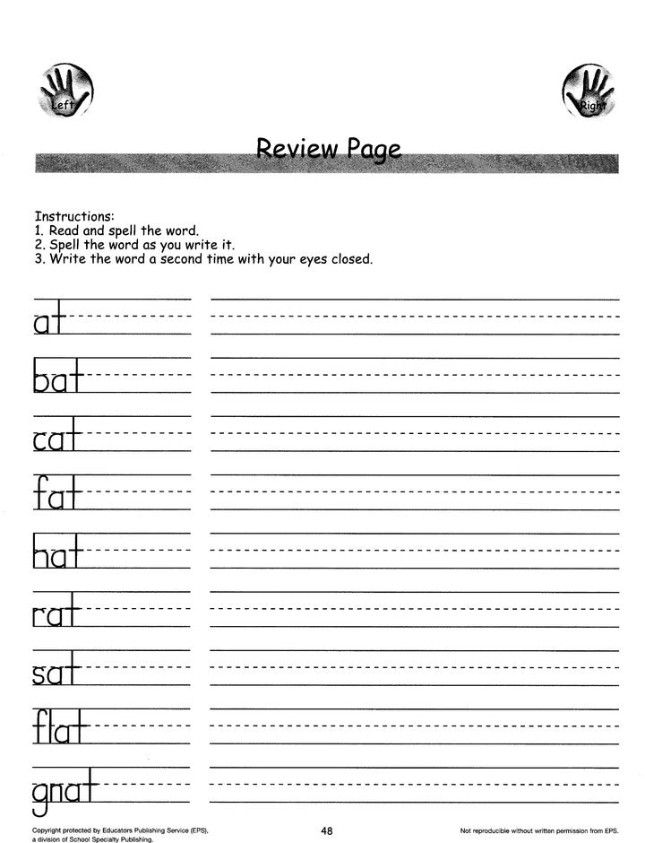 Powerful Printing Right-Handed Workbook (Homeschool Edition)