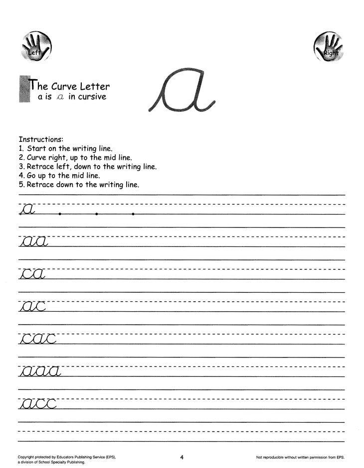 Conquering Cursive Right-Handed Workbook (Homeschool  Edition)