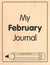 My February Journal (Homeschool Edition)