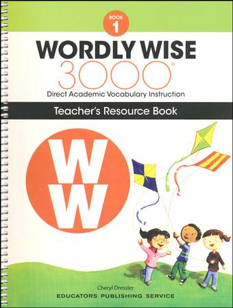 Wordly Wise 3000 Book 1 Teacher's Guide (2nd/4th Edition;  Homeschool Edition)