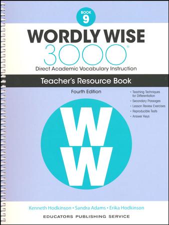 Wordly Wise 3000 Book 9 Teacher's Guide (4th Edition;  Homeschool Edition)