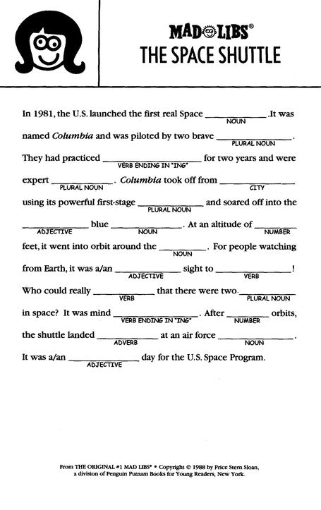 The Original Mad Libs