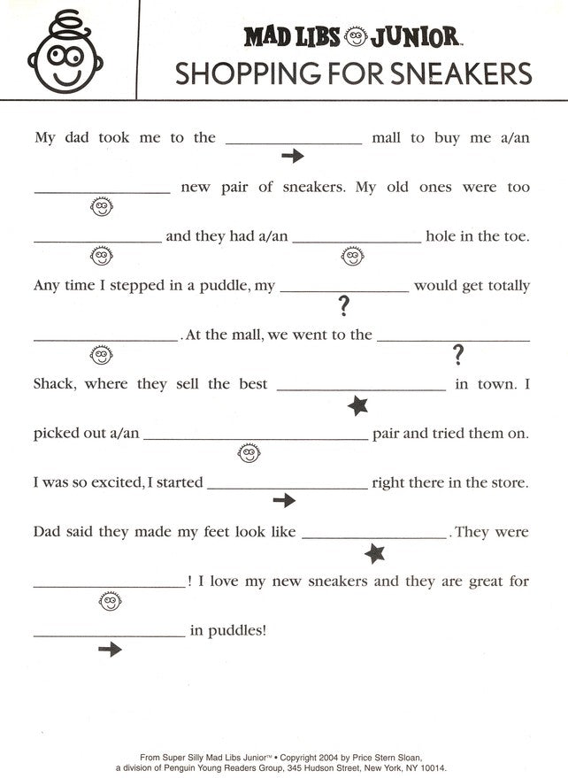 Super Silly Mad Libs Junior