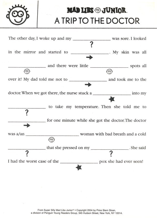 Super Silly Mad Libs Junior