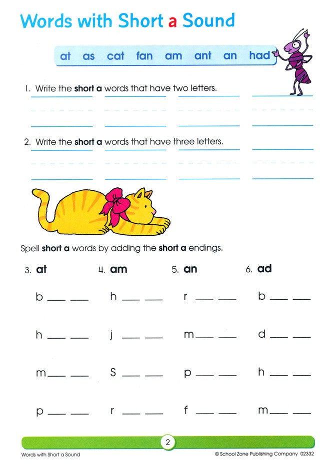 Blends & Phonics Review 1--3